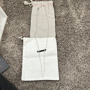 Alexis Bittar Lucite Bar Necklace